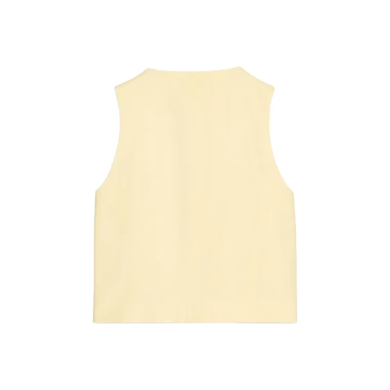 ZARA Tank Tops Women's Yellow-1
