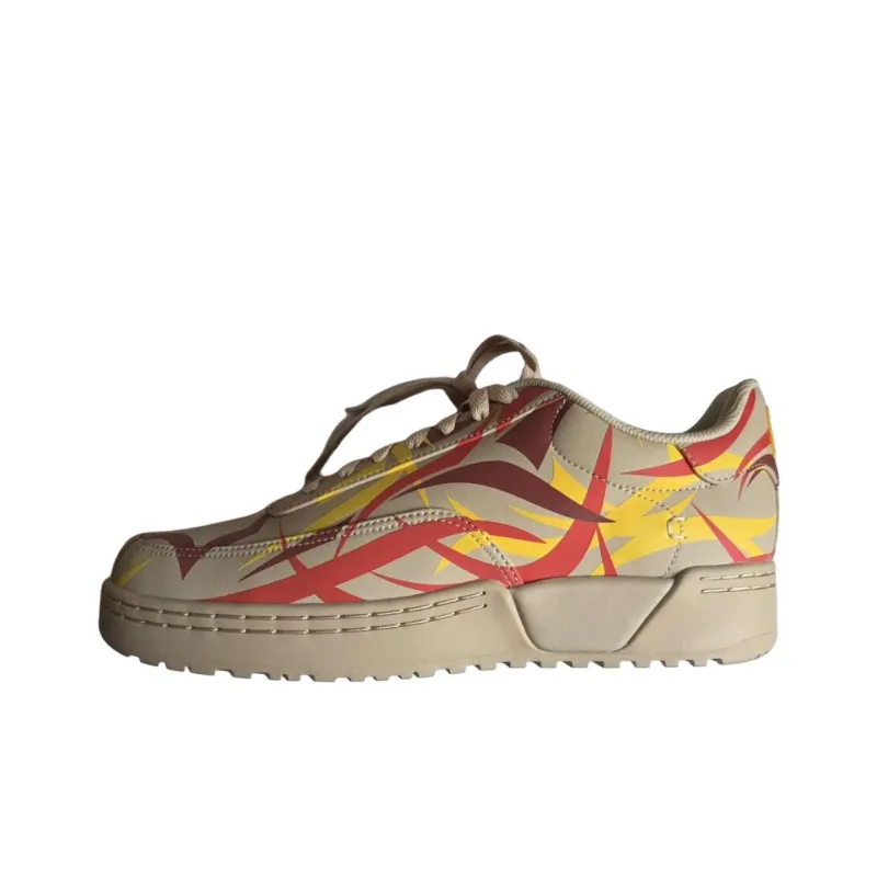 McDonald's x CLOT Thorn Anti Slip Wear Resistant Low Top Skateboard Shoes Unisex Chestnut-0