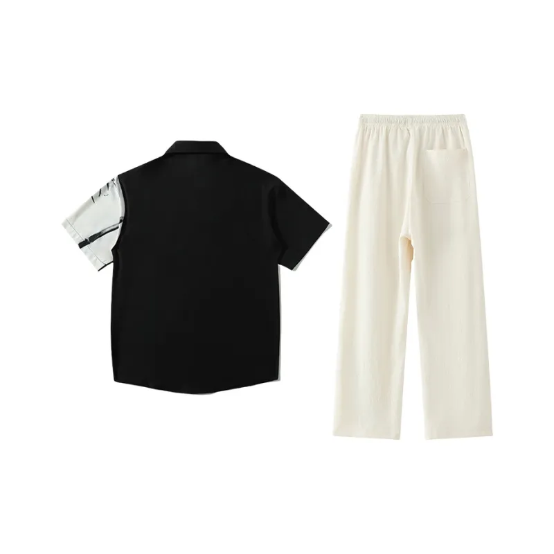 NEAR HERE Shirt Matching Set Unisex-9