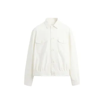 ZARA Denim Jackets Men Frosted White