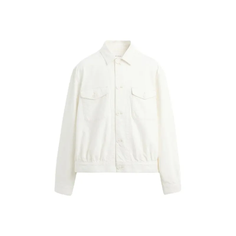 ZARA Denim Jackets Men Frosted White-0