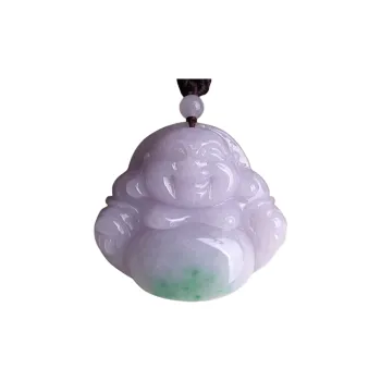 Jade Blossom Glutinous Jade Jadeite Pendants Unisex