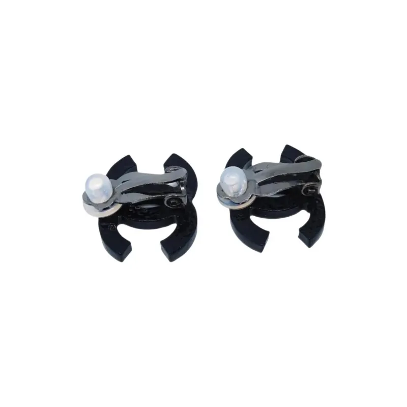 CHANEL 2005 Cc Stud Earrings-1
