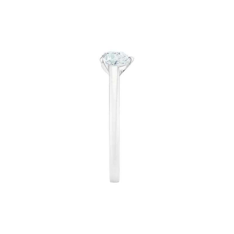 De Beers Platinum Rings Unisex Silver-2