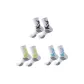 3 Pack (White Black+White Blue+White Green)