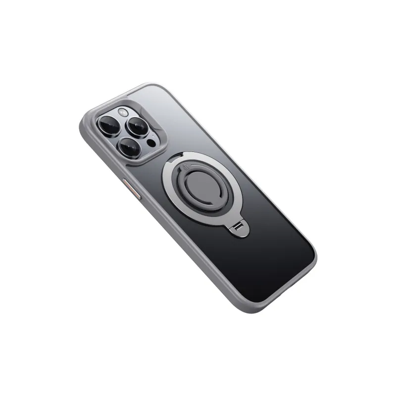 MOWEITU 360 Magnetic Stand Phone Cases Compatibility With IPhone Apple 12/13/14/15/16 Models. Solid Color-5