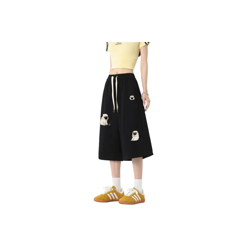 Supremo Cat Casual Shorts Women's-4
