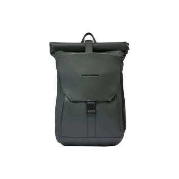 PIQUADRO Leather Backpack Women's Green