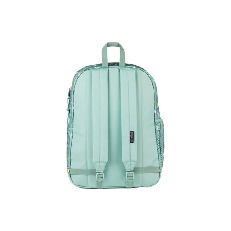 JanSport Fabric Backpack Medium Size Unisex Green-3