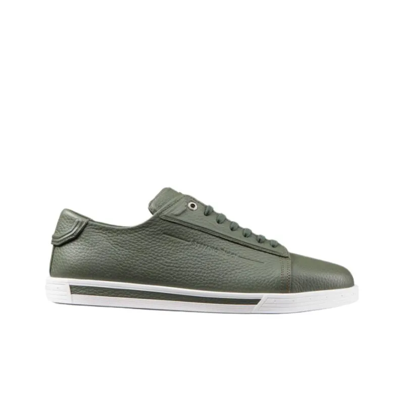 STEFANO RICCI Low Top Skateboard Shoes Men's Green-1