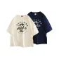 Navy Blue+Apricot[Two-Piece Set]