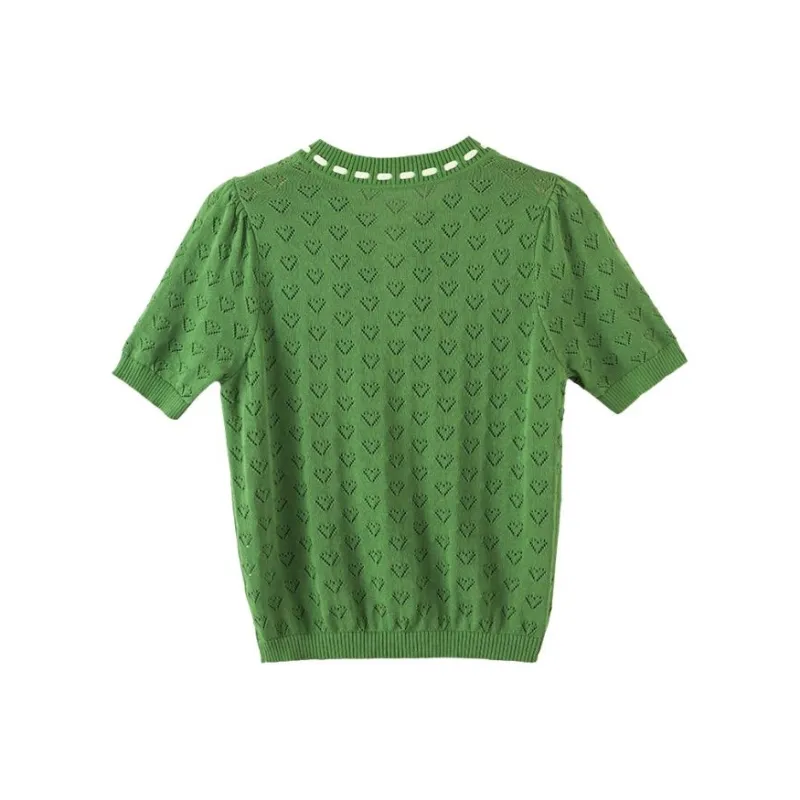 Late White Knitwear Women's Green-1