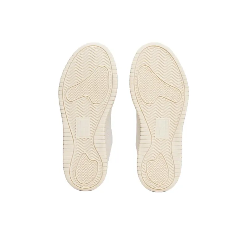 Tommy Hilfiger Trainers Low Top Skateboard Shoes Women's White-5