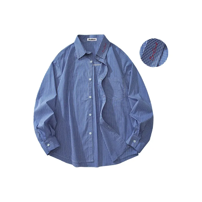 BRUMAIRE Shirt Unisex Sapphire Blue-2