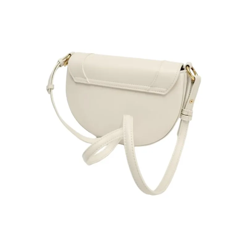 ZARA Polyurethane Shoulder Bag, Crossbody Bag, Handbag Women's Beige-2