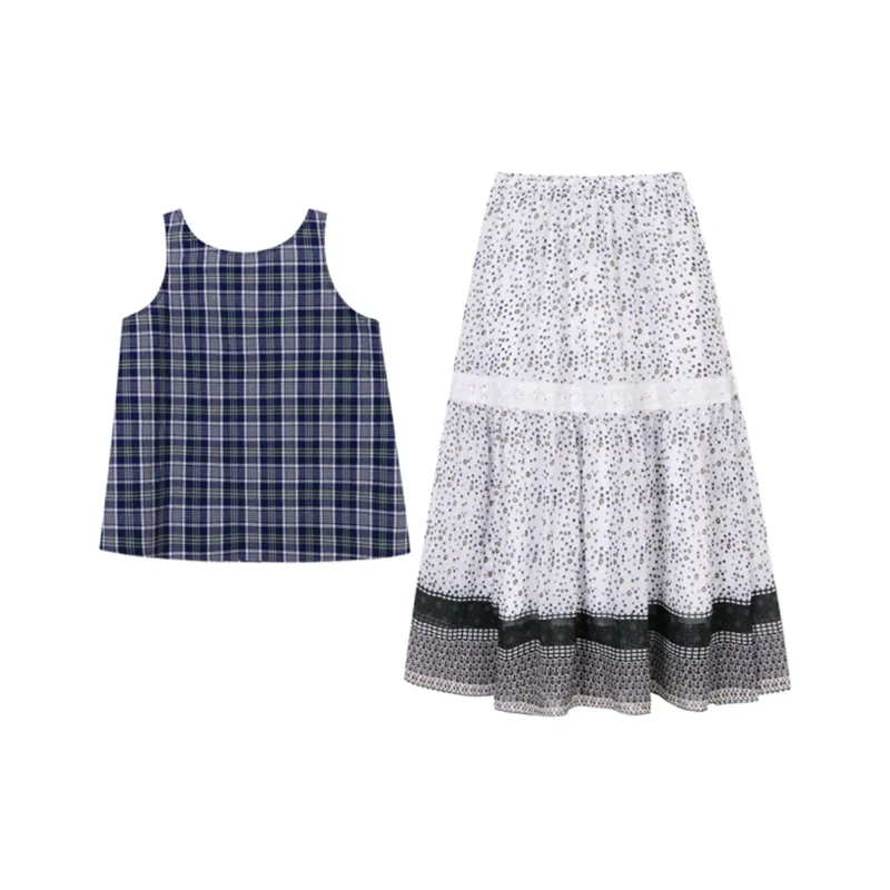 ETSE Two Piece Skirt Sets Women's-1