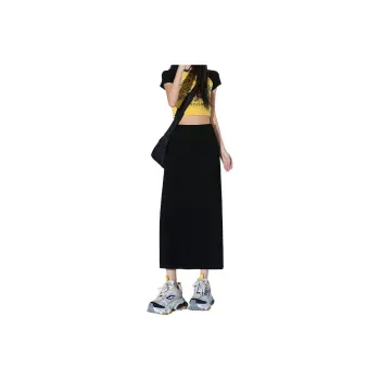 YINLEI Denim Long Skirt Women's