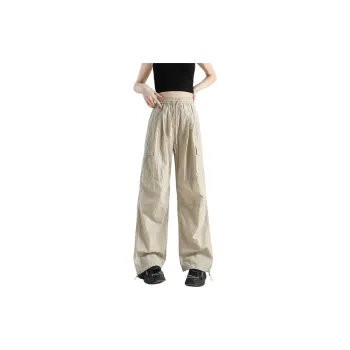 Tonlion Cargo Pants Women's Apricot Gray