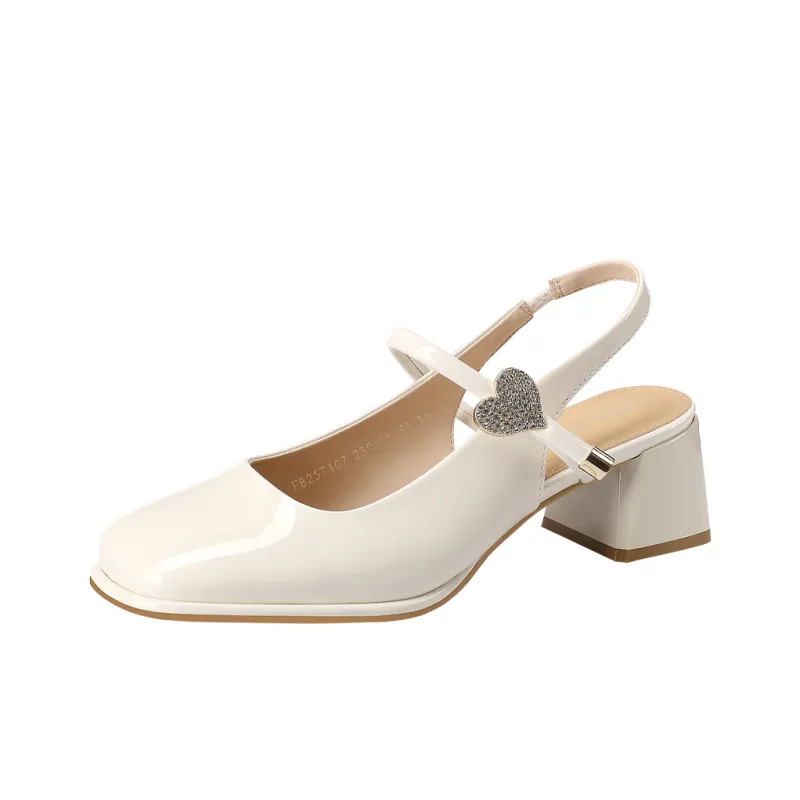 Mulinsen Chunky Heel High Heels 5.5cm Women's-4
