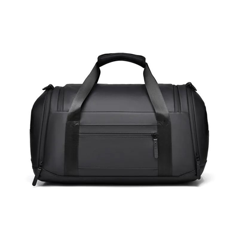 Mulinsen PU Travel Bag Unisex Black-5