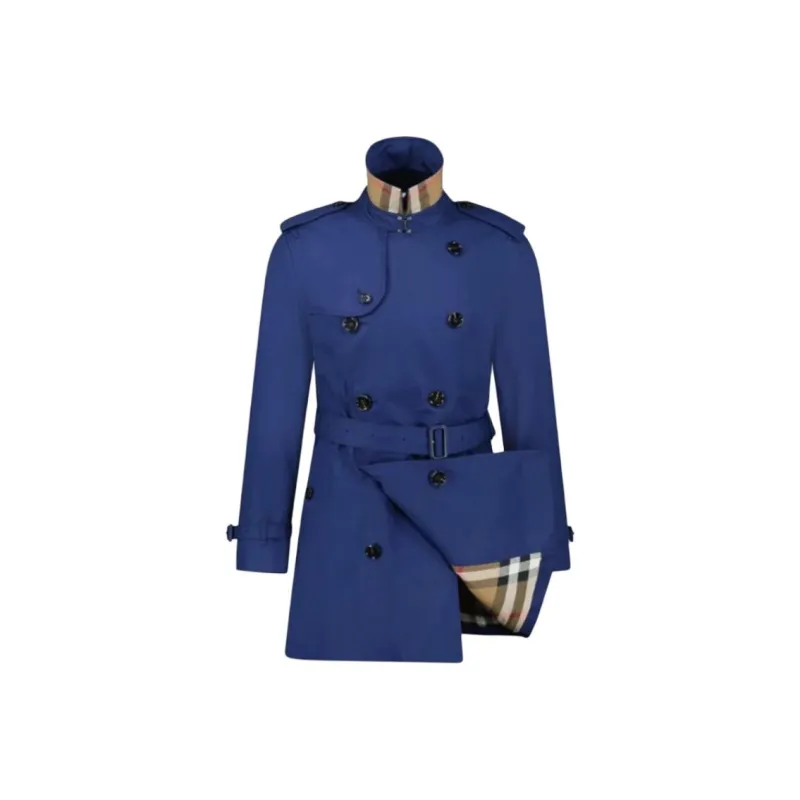 Burberry SS25 Trench Coat Men's Blue-2