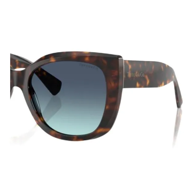 TIFFANY & CO. Acetate Cat Eye Sunglasses Women's Tortoiseshell-2