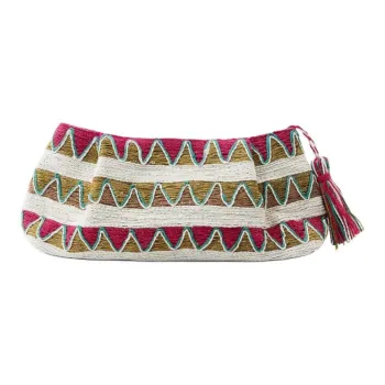 ZARA Cotton Clutch Women's Multicolor
