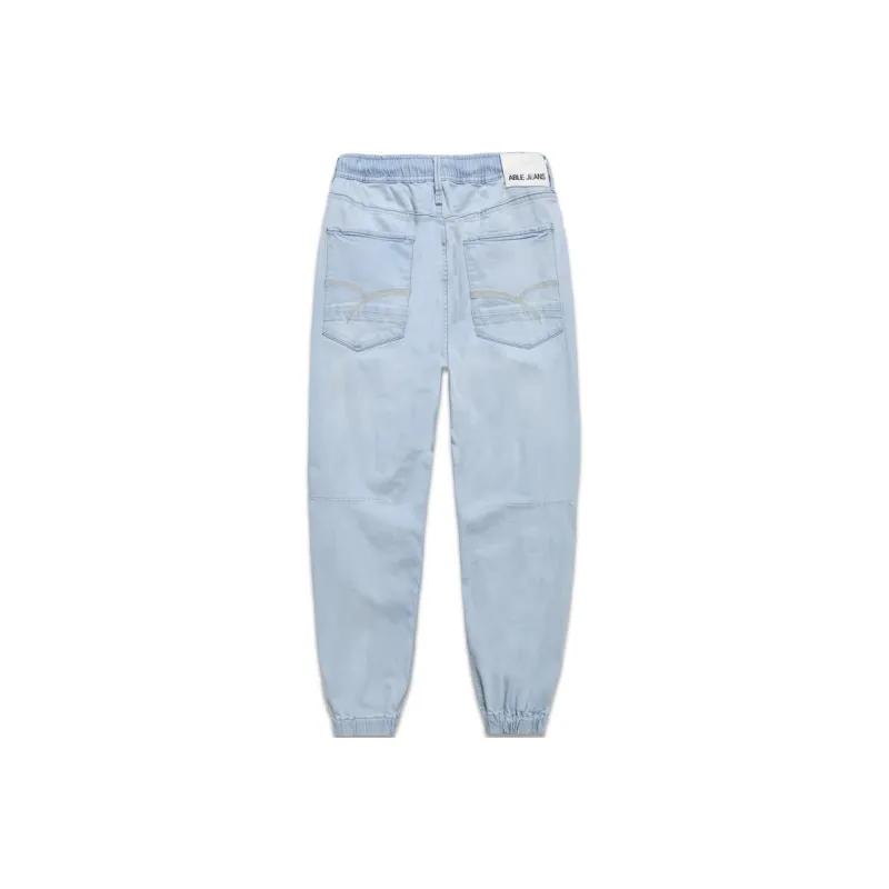 ABLE JEANS Men Washed Light Indigo-1