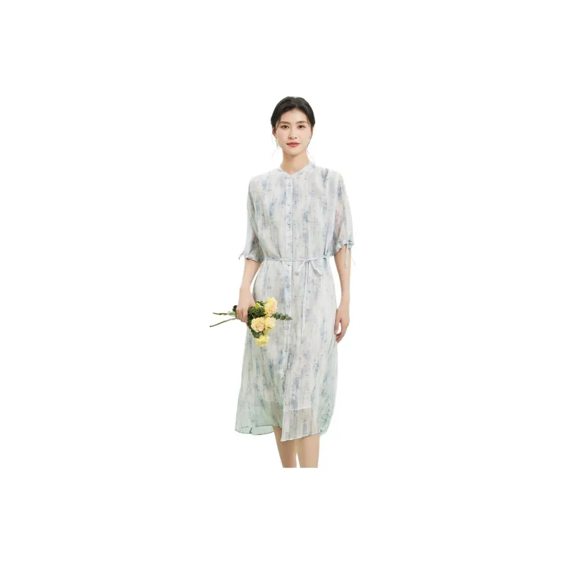 JINJU Short Sleeved Dress Women's-3