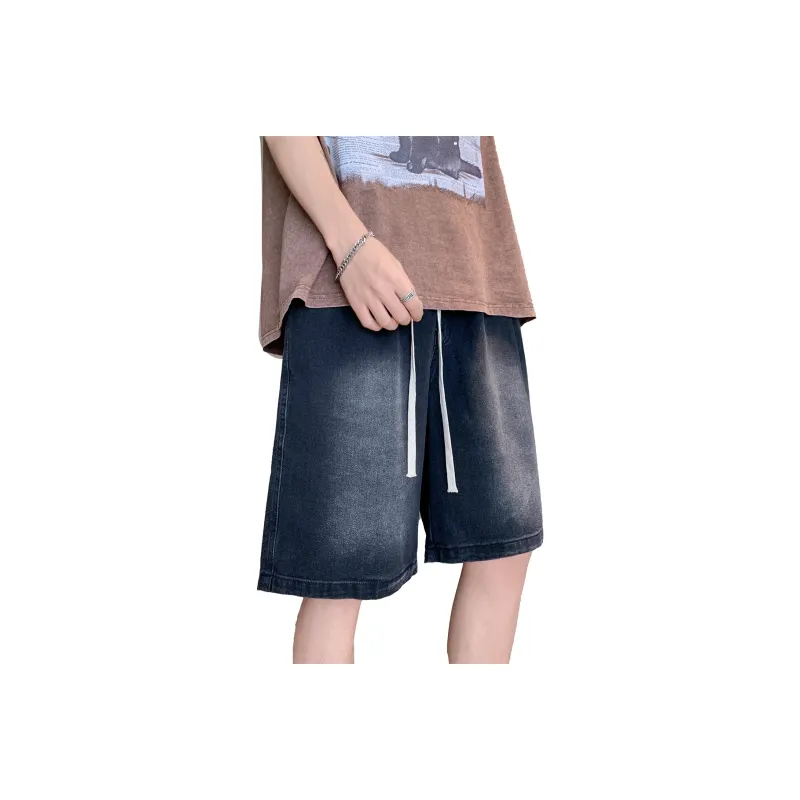 Emoji Denim Shorts Unisex-0