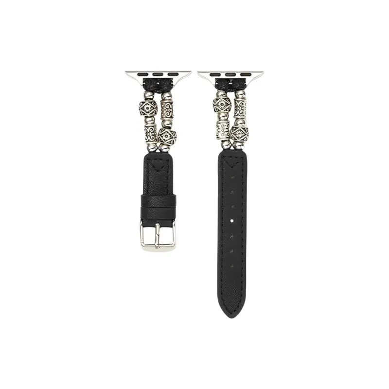KVZUVUU Apple Compatibility Watch Band Cowhide Leather Material-5