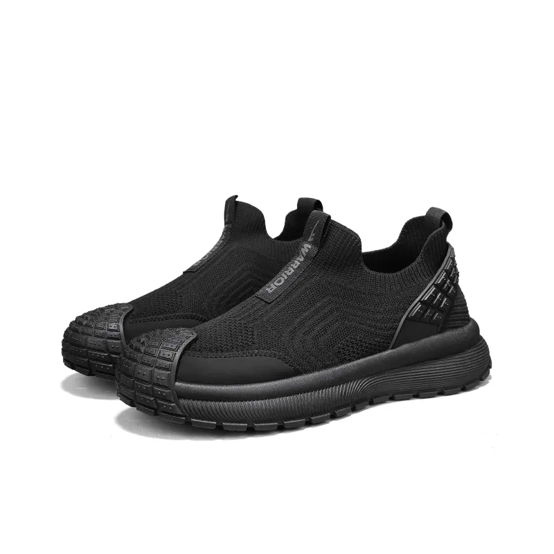 WARRIOR Casual Shoes Men Low Top Black-1