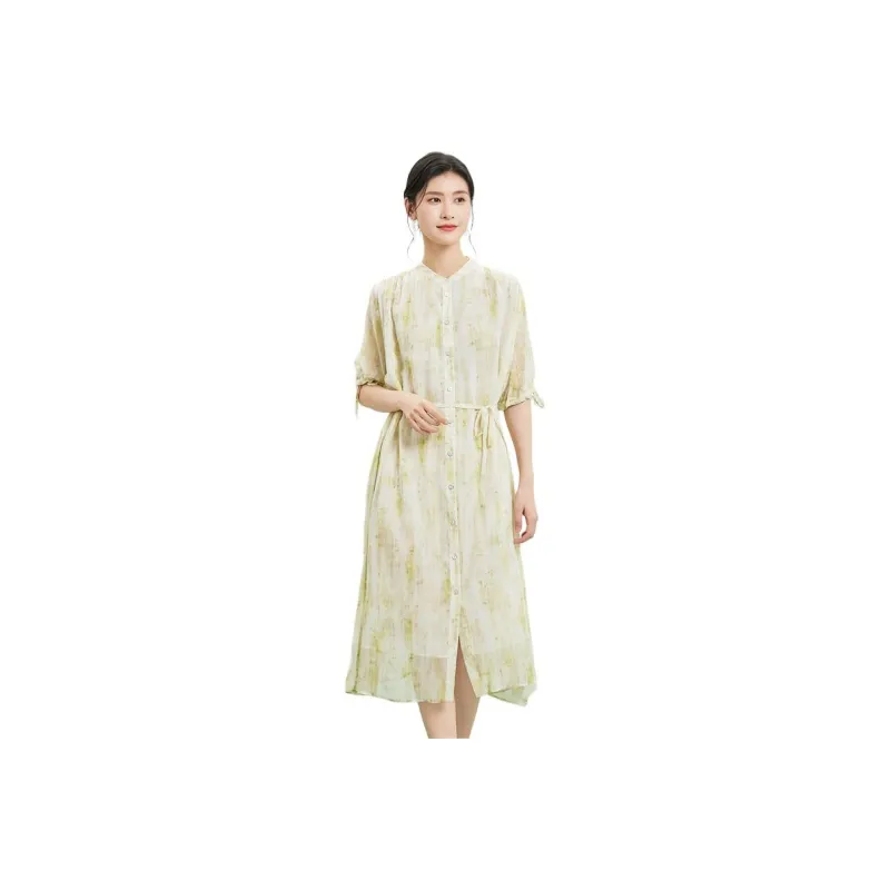 JINJU Short Sleeved Dress Women's-0