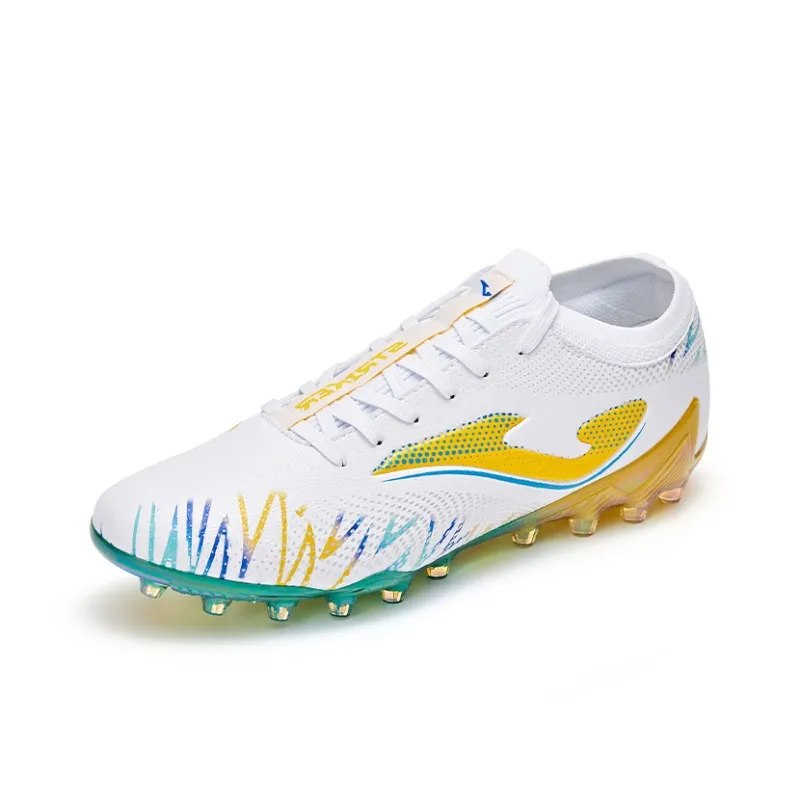 Joma MG Multi Ground Soccer Shoes Men's White Gold-2