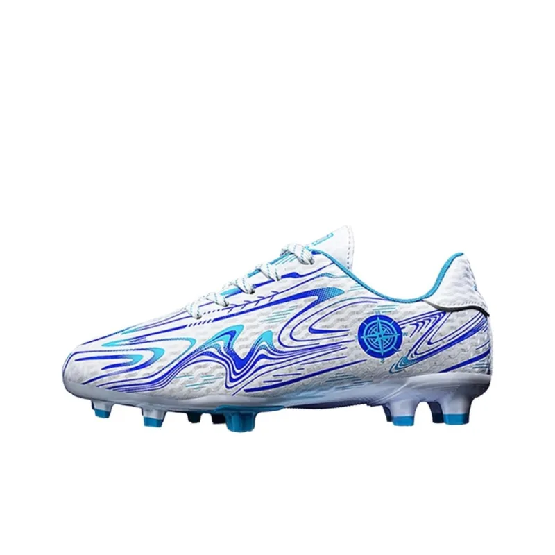 LONGDUIZHANG Soccer Shoes Unisex Low Top Black Sky Blue/Black Pink/White Moon/White Gold-0