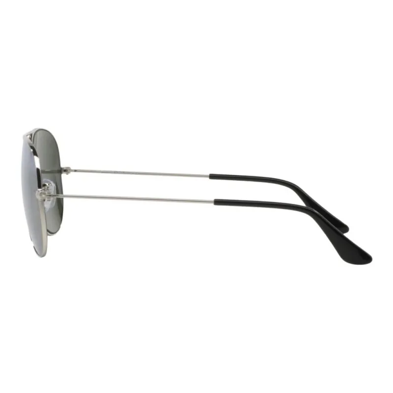 RayBan Metal Aviator Sunglasses Unisex Silver-1