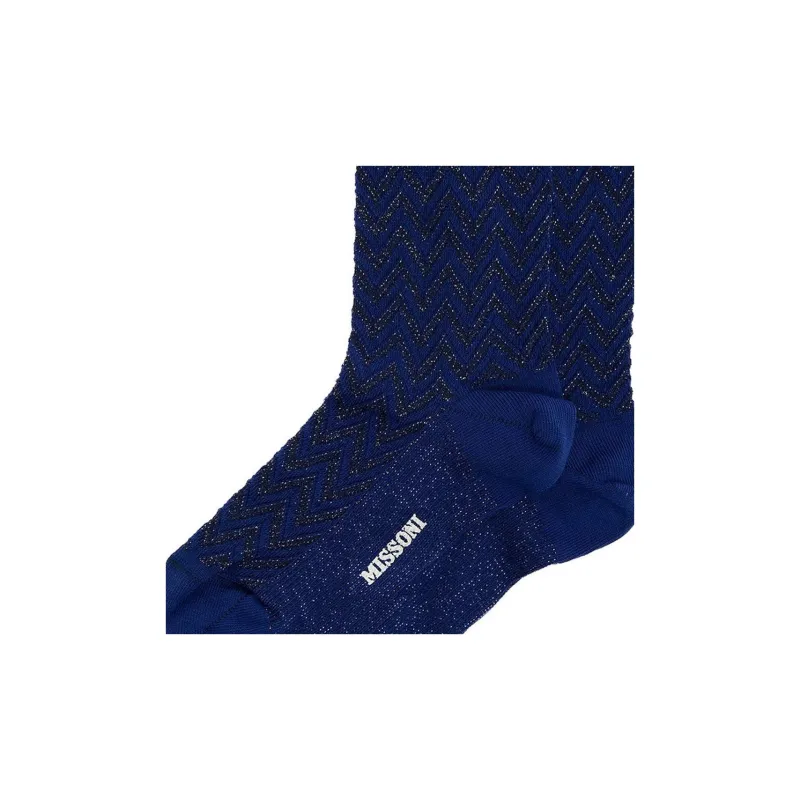 MISSONI Ankle Socks Women's 1 Pack Blue-3