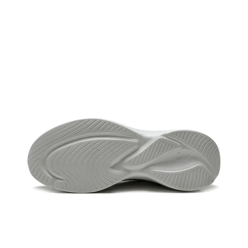 QIAODAN Slip Resistant And Breathable Low Top Casual Running Shoes Men's Gray-4