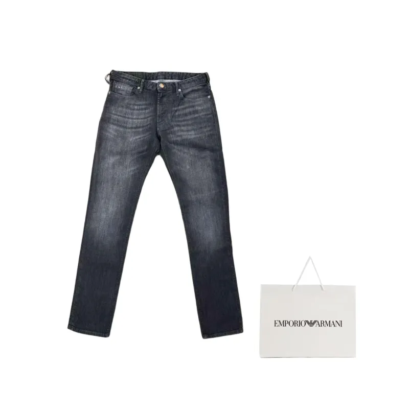 EMPORIO ARMANI SS25 Jeans Men's Gray-3