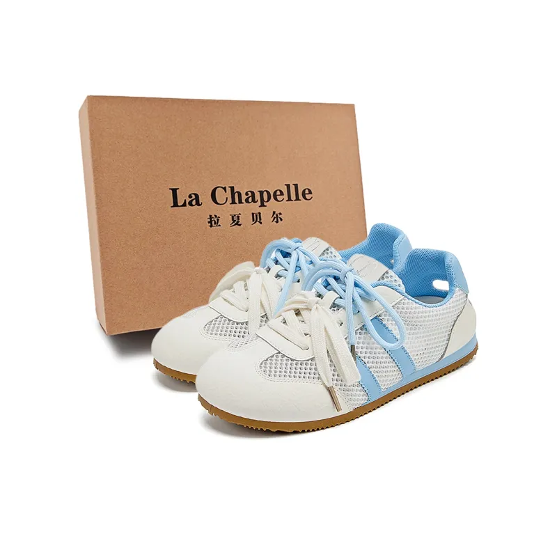La Chapelle Abrasion Resistant Rebound Low Top Casual Shoes Women's Blue-1