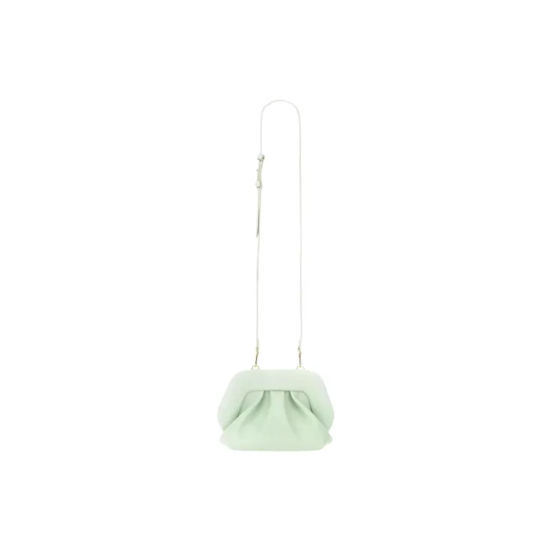 THEMOIRE Leather Clutch Regular Women's Green-3