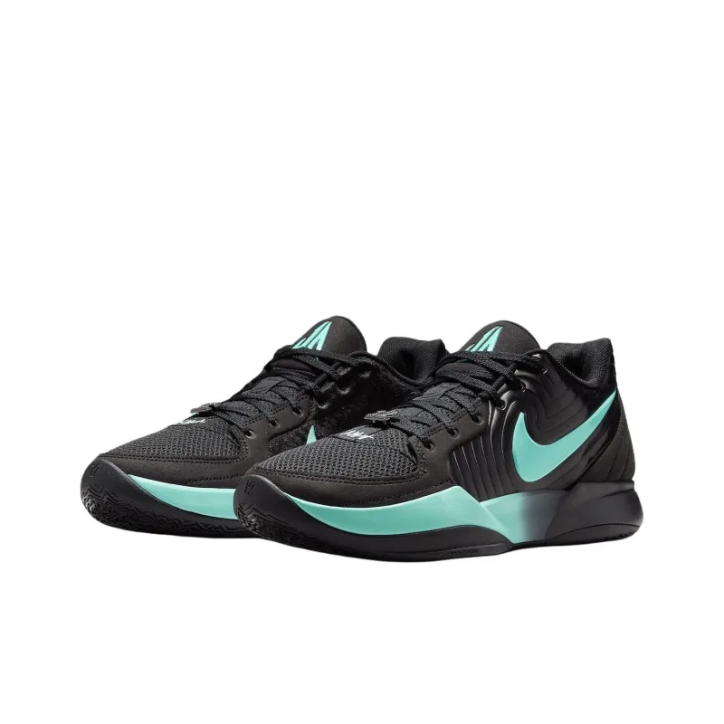 Nike Ja 2 Anti Slip Wear Resistant Low Top Basketball Shoes Unisex Black-2