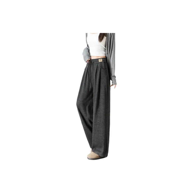 Tonlion Casual Pants Women's Dark Gray-0