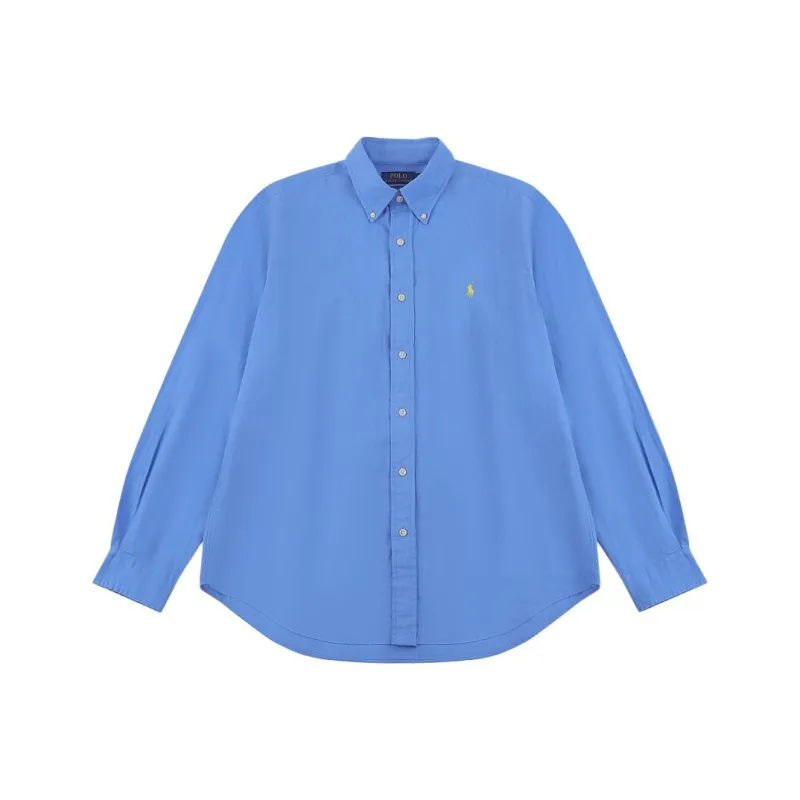 Polo Ralph Lauren SS25 Shirt Men's Texture Blue-0