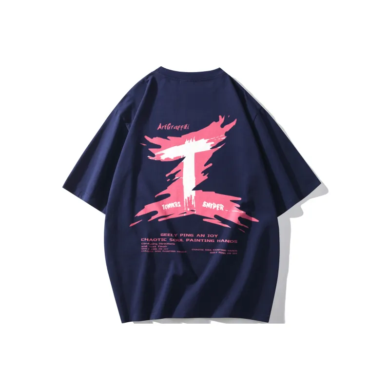 TONYKRZ T Shirts Unisex Navy Blue-1