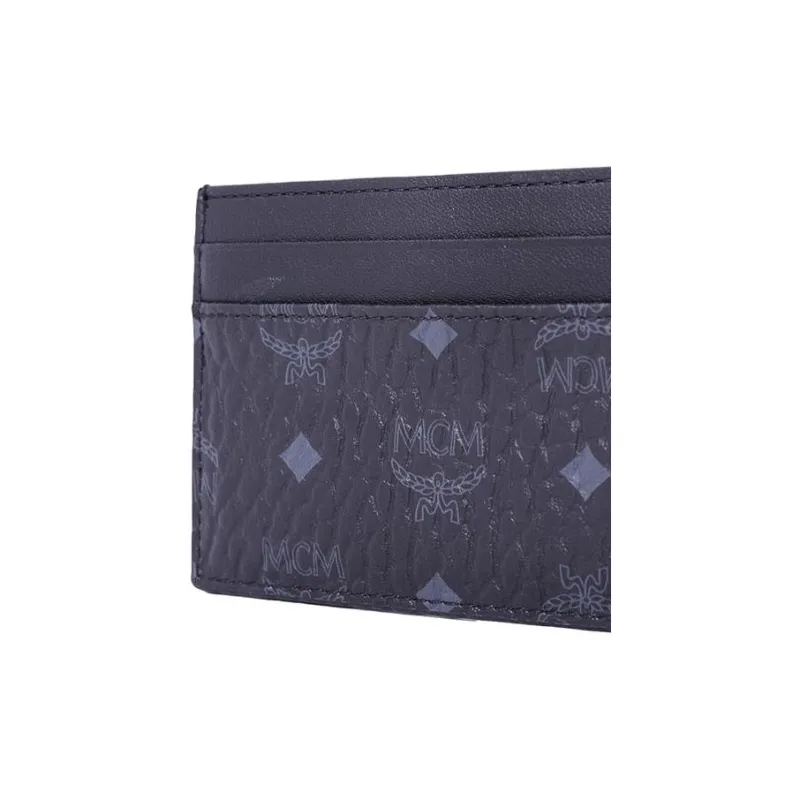MCM Card Case Visetos Mini Black-4
