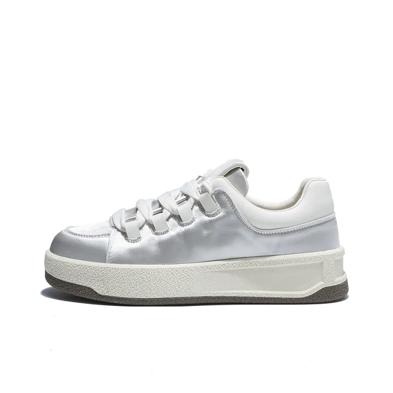 BDED Slip-Resistant Cushioning Breathable Height Increasing Low-Top Skateboard Shoes Women's-5