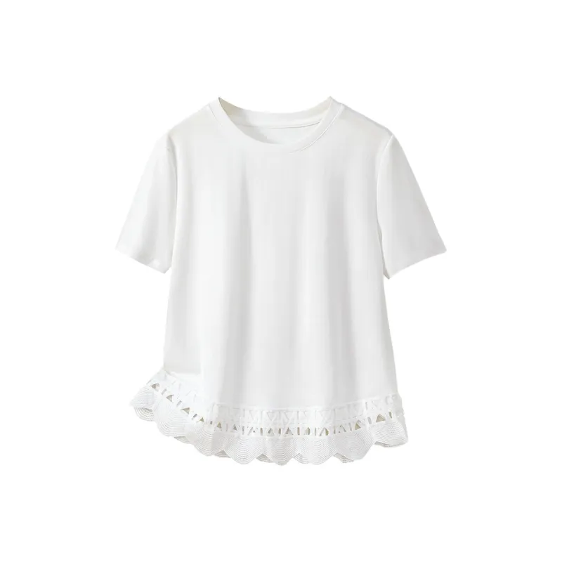 TOUCH Set in Sleeve T Shirt Women's-0