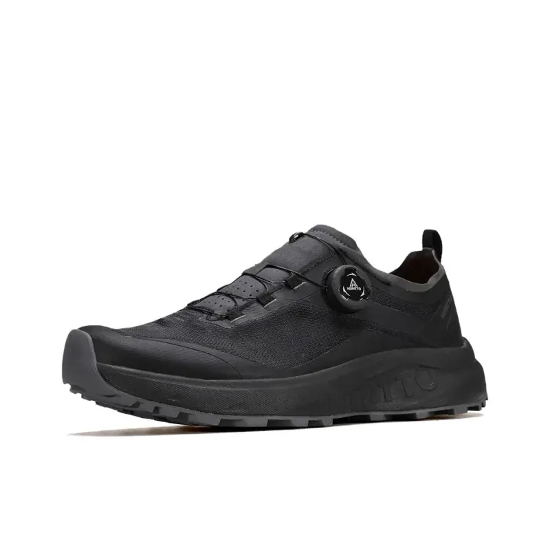 HUMTTO Breathable And Lightweight Low Top Hiking Shoes Men's Black-1