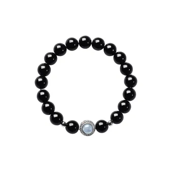ZUIWENGLANGYASHANWENCHUANG Obsidian Bracelets Unisex